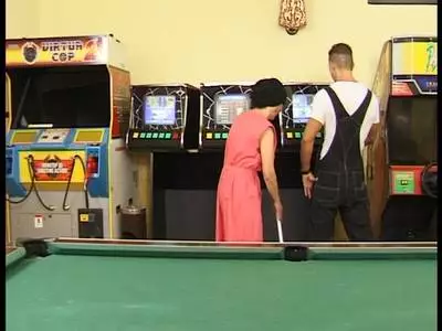 Spermafüllung in die deutsche behaarte Omafotze